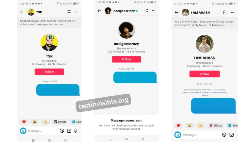 Invisible Character on Tiktok