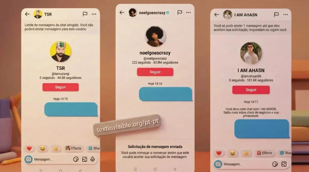 Personagem vazio no Tiktok